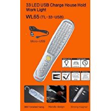 Nicron WL65 33 LED USB Charge House Hold Work Light - Click Image to Close